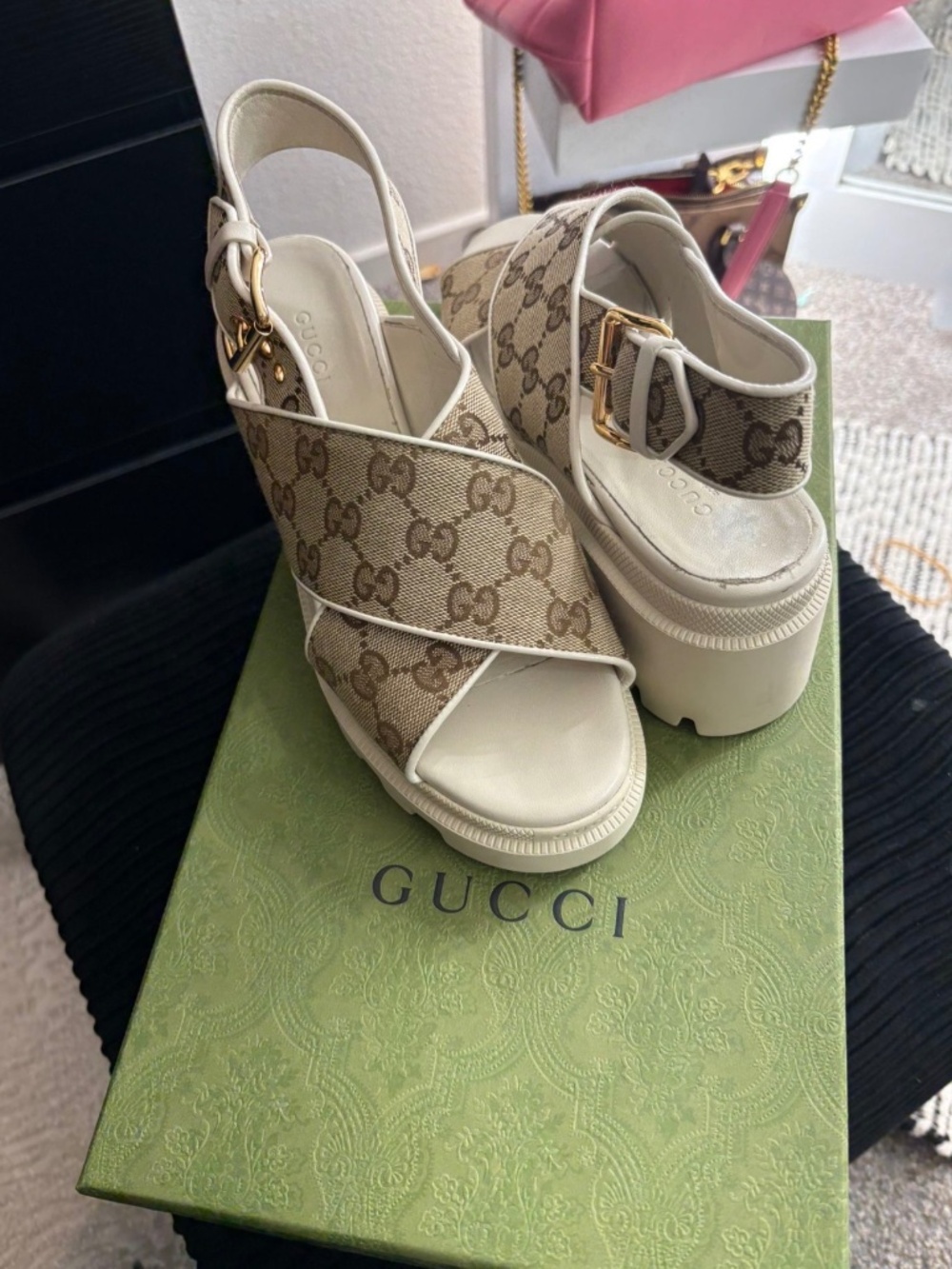 Platform Gucci heels
